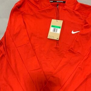 Nike Red Quarter-Zip Jacket